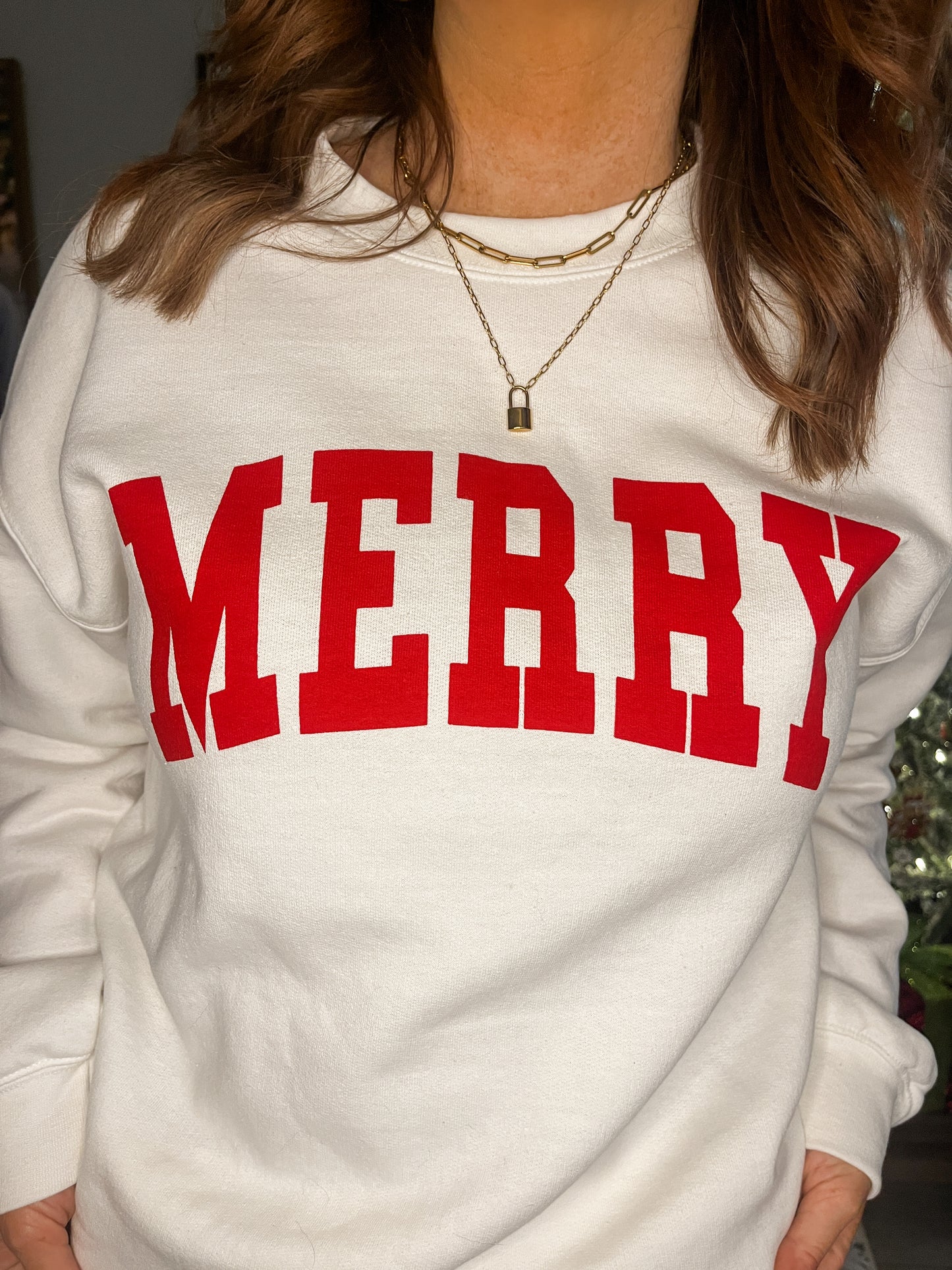 Merry Peppermint Graphic Sweater