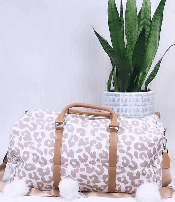 Lux Leopard Weekender Bag